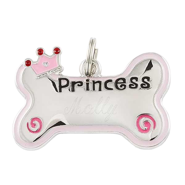 princess dog tag