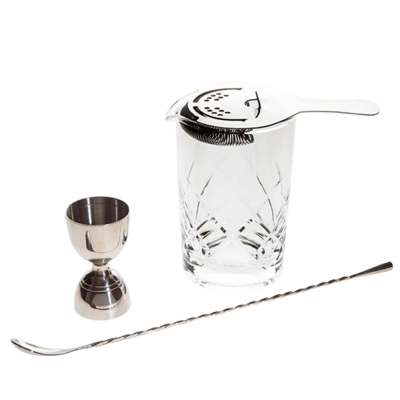 Silver Stirred Cocktail Set