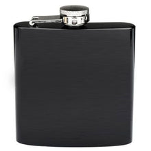 Load image into Gallery viewer, Stainless Steel Black Painted Flask engravable
