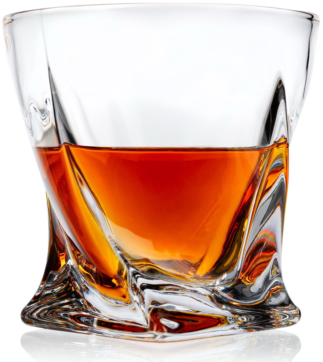 Twist Whiskey Glass