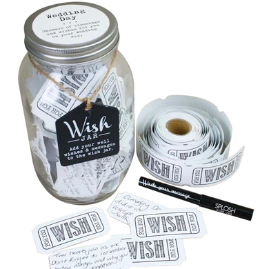 wish jar  wedding