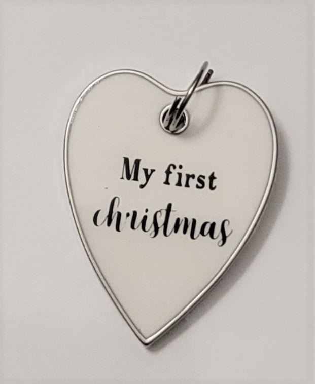 My first Christmas Pet tag