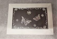 Load image into Gallery viewer, white butterfly trinket box
