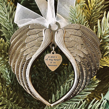 Load image into Gallery viewer, angel memorial ornament
