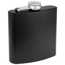 Load image into Gallery viewer, black flask | 60 oz flask multi color for Engraving  | Mini Pocket Flask 6oz | buy  pocket flasks online canada | buy pocket flasks calgary | gift store in calgary
