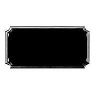Black Notched Engraving Plate, 2