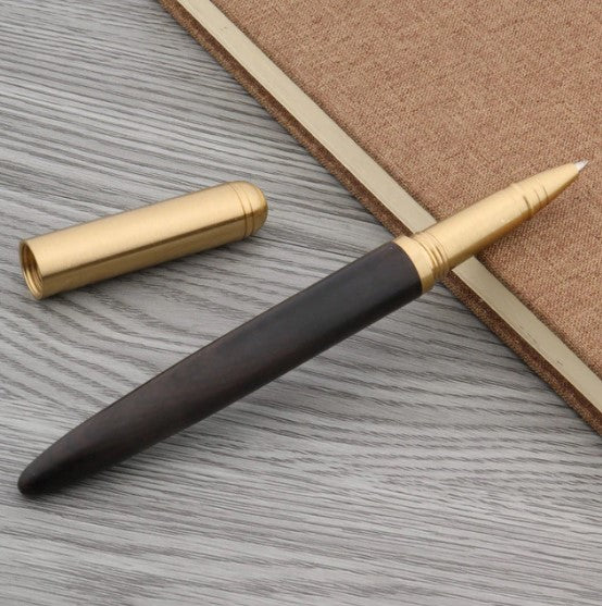 High Quality Copper and Ebony Rollerball Pen