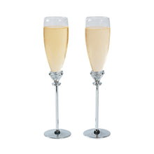 Load image into Gallery viewer, Diamond champagne flutes
