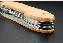 Load image into Gallery viewer, Engraved BBQ accessories Canada – open case view of BBQ tools set
