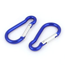 Load image into Gallery viewer, Aluminum Carabiner Clip Hook Climbing Keychain 
