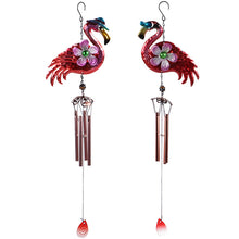 Load image into Gallery viewer, flamingo wind chimes
