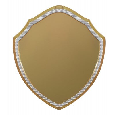 Gold Alum. Shield Plate, 1 9/16