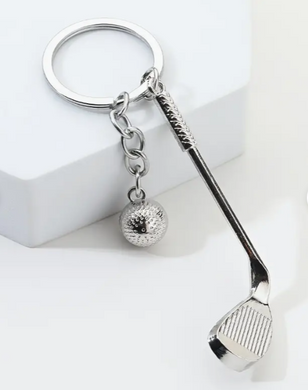 Golf and Putter keychain | father's day gifts online | father's day gifts in Canada | father's day gifts Calgary | Engraver in Calgary