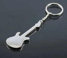 Load image into Gallery viewer, Guitar keychain- White
