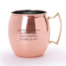 Load image into Gallery viewer, Moscow Mule Copper Mug
