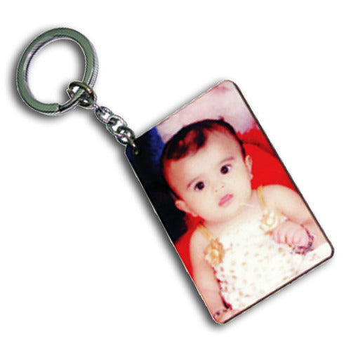 Rectangle Photo Personalization Key chain