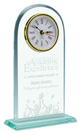 meadowbrook glass clock corporate gift Canada