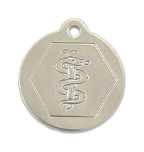Load image into Gallery viewer, Medical Alert Pendant -Round

