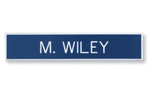 Load image into Gallery viewer, Military Style Name Tag with Double Post Bar Fastener-Navy
