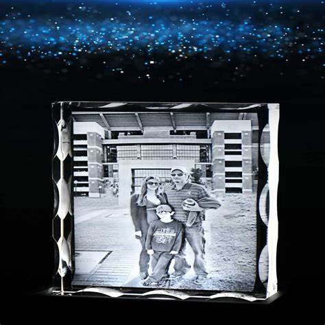 3 D Photo Crystal Art - Notched WIde