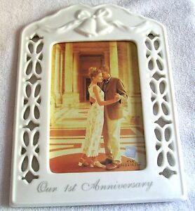 anniversary frame- ceramic 