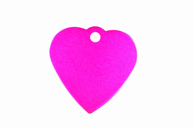 Plink heart pet tag