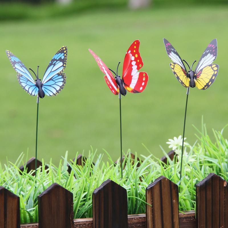 Whimsical Butterfly Garden Stake