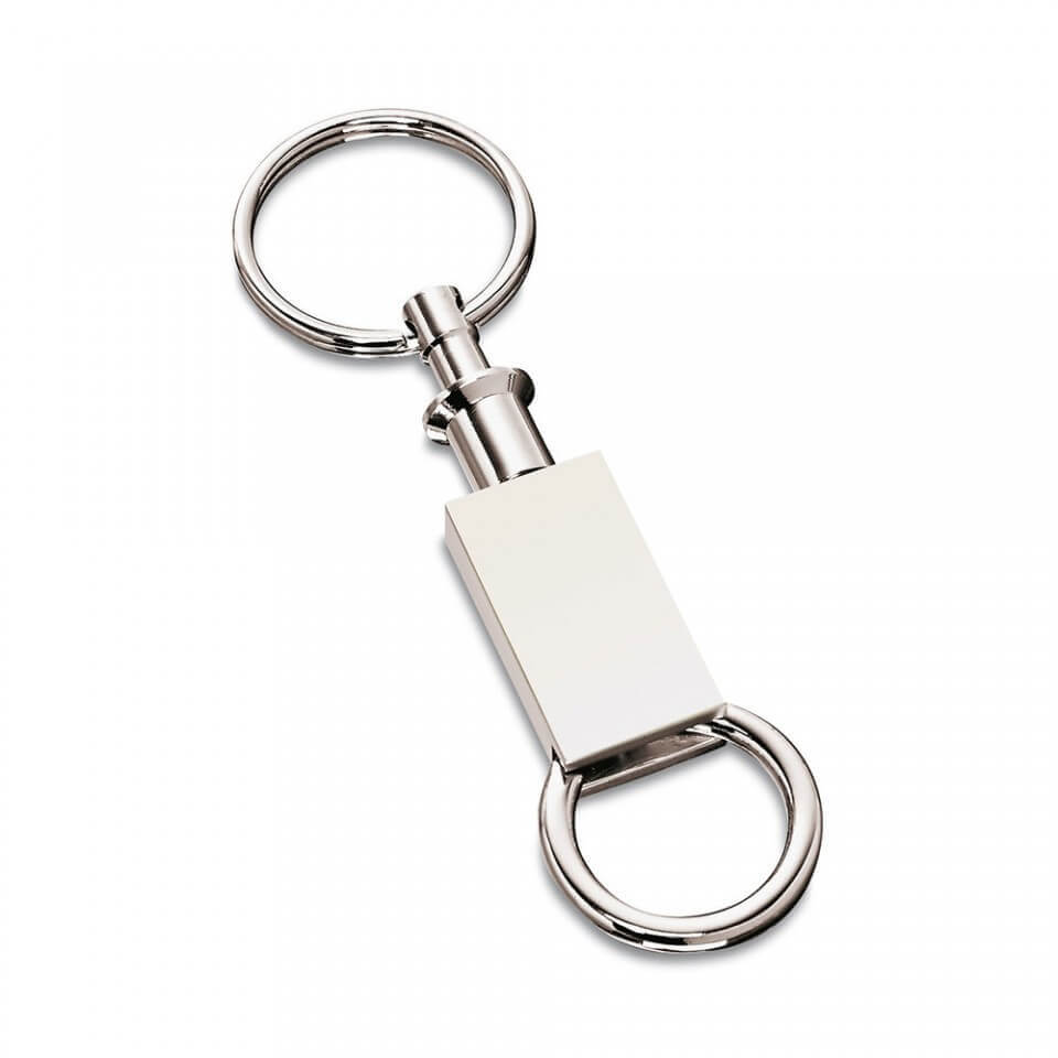 Silver Detachable key chain