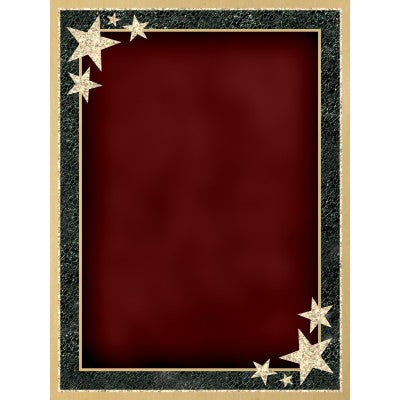 Red Marble Brass Plate- 5x7 Award