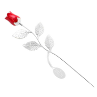 Silver-plated red rose – a timeless personalized gift for anniversaries, weddings, and special occasions. A symbol of love and elegance.
