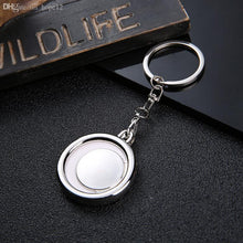 Load image into Gallery viewer, Silver Photo Key Chain- Round
