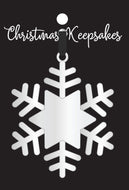 Metal Silver Plated Snowflake ornament