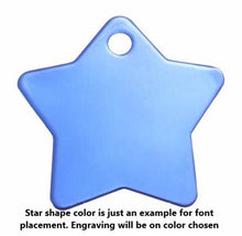 Load image into Gallery viewer, Multi color Star - Pet Tag
