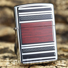 Load image into Gallery viewer, Steel and Wood Zippo
