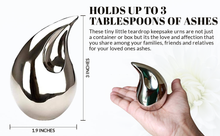 Load image into Gallery viewer, Silver Tear Drop Urn

