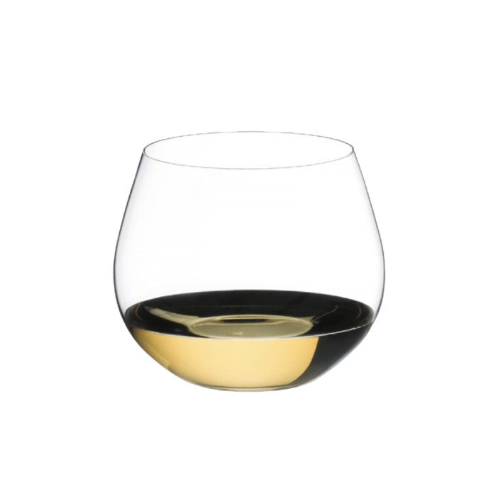 Wide Round Stemless wine glass