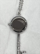 Load image into Gallery viewer, Key Shaped Clock Pendant on Chain
