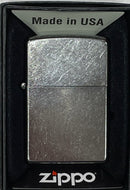 Zippo Street Chrome regular lighter – classic windproof metal lighter gift for him, ideal Canadian barware accessory